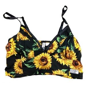 Element x Jac Vanek Sunflower Bralette Top Size M